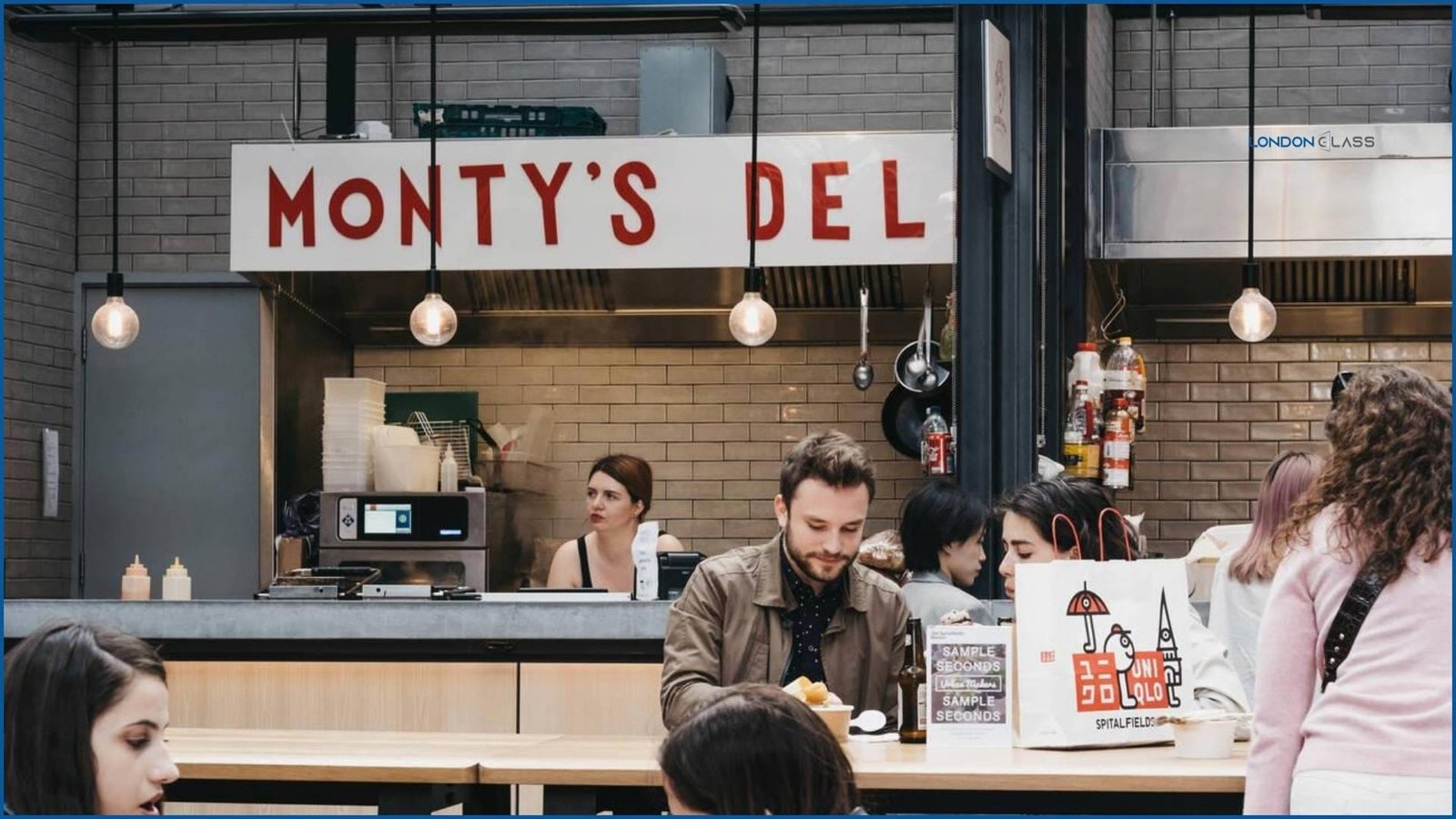 Monty’s Deli food stall at Maltby Street Market