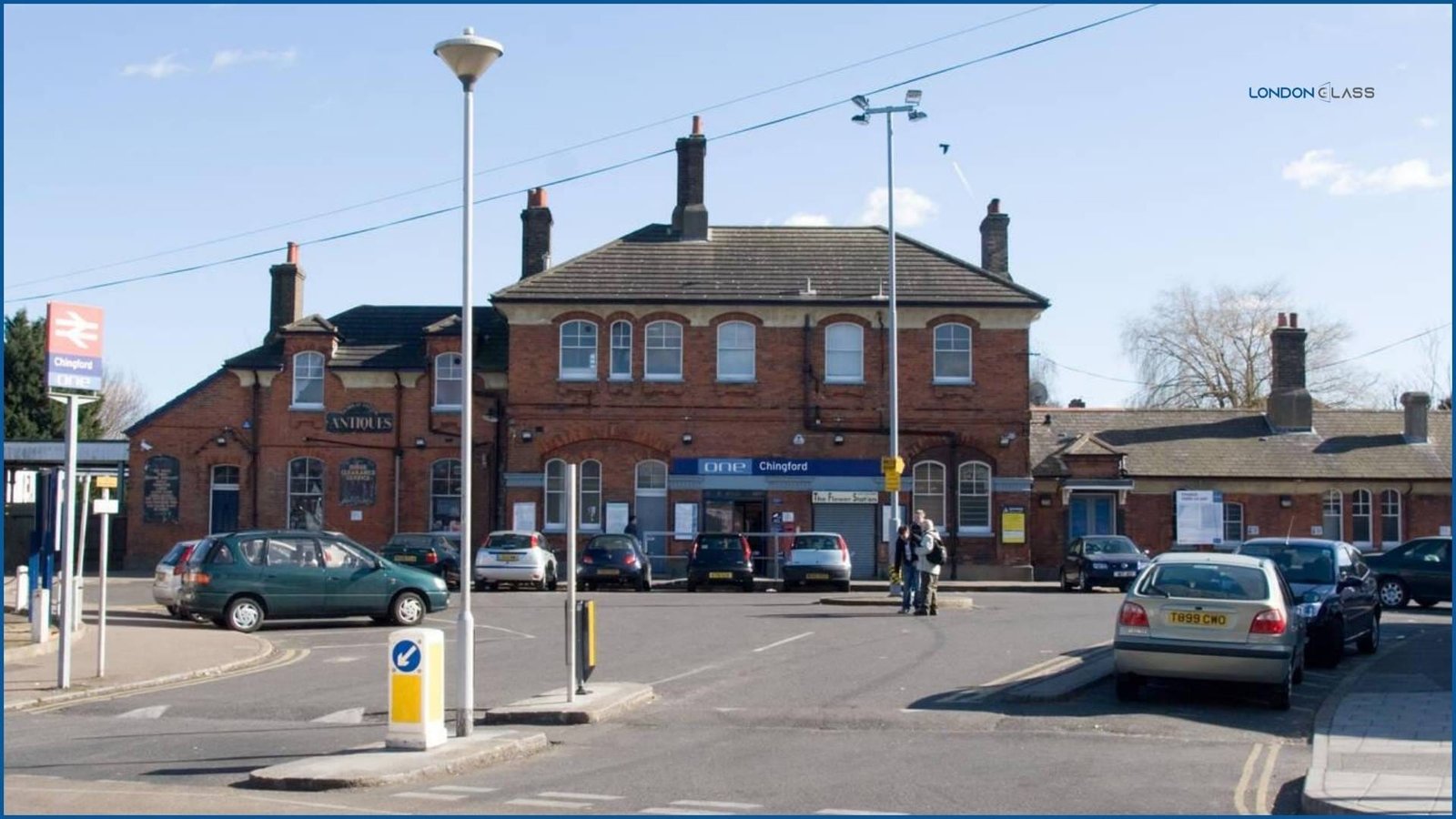 Chingford Station, a historic building serving as a transport hub in North Chingford