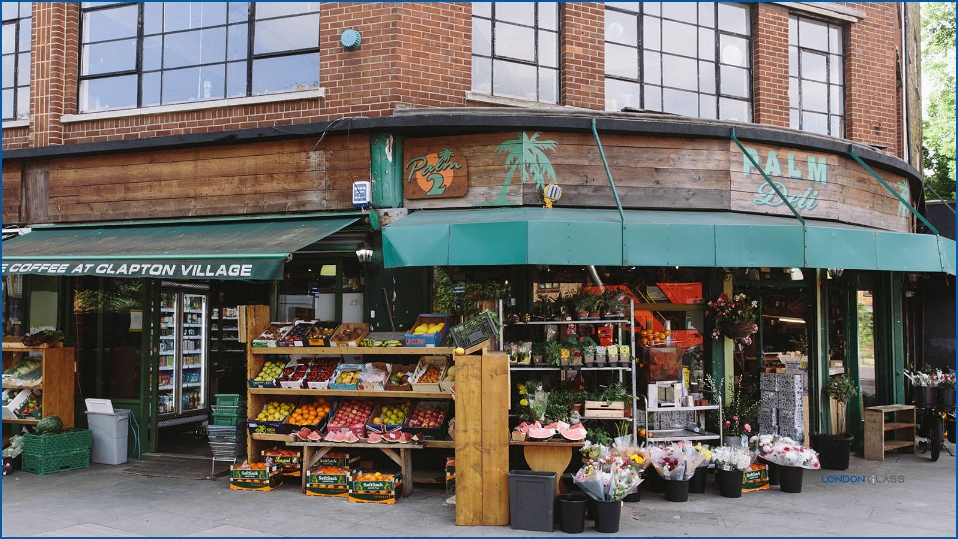 Palm 2, a local produce shop in Clapton Village, Upper Clapton