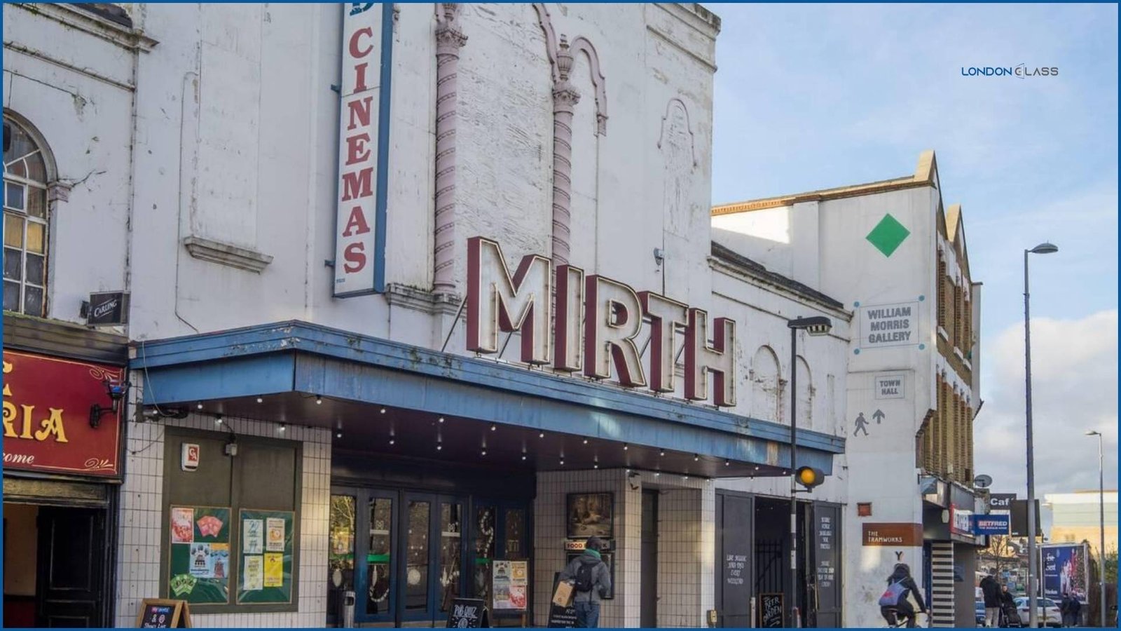 Granada (later EMD) Cinema in Walthamstow featuring its iconic vintage facade.